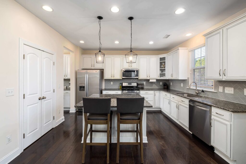 Dark Floor Kitchen